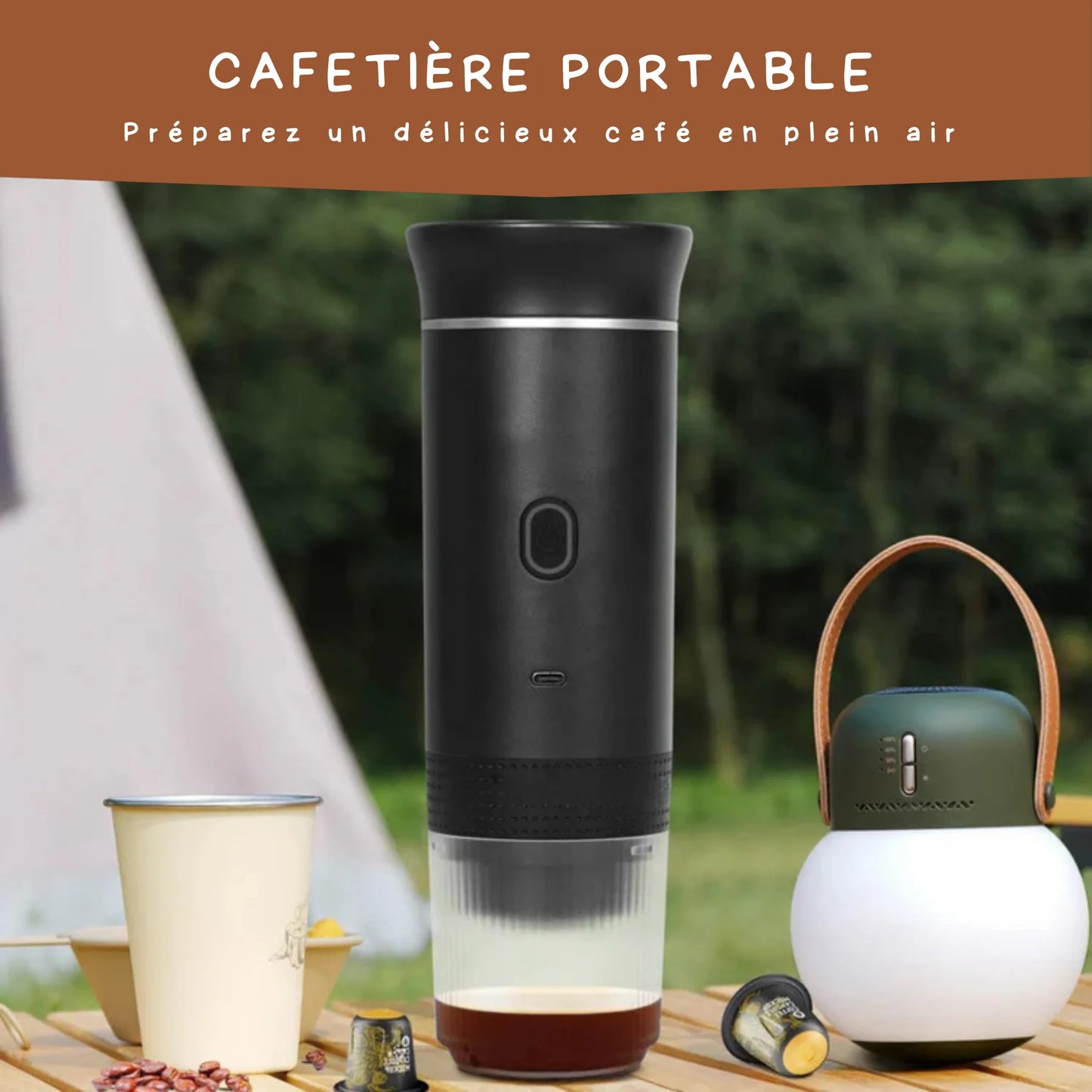 Cafetière électrique portable